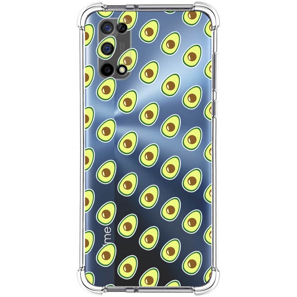 Funda Silicona Antigolpes para Realme 7 5G diseño Aguacate Dibujos