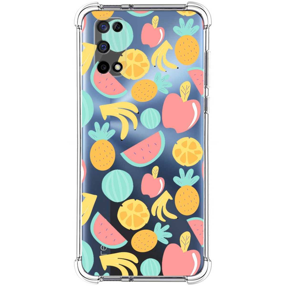 Funda Silicona Antigolpes para Realme 7 5G diseño Frutas 02 Dibujos