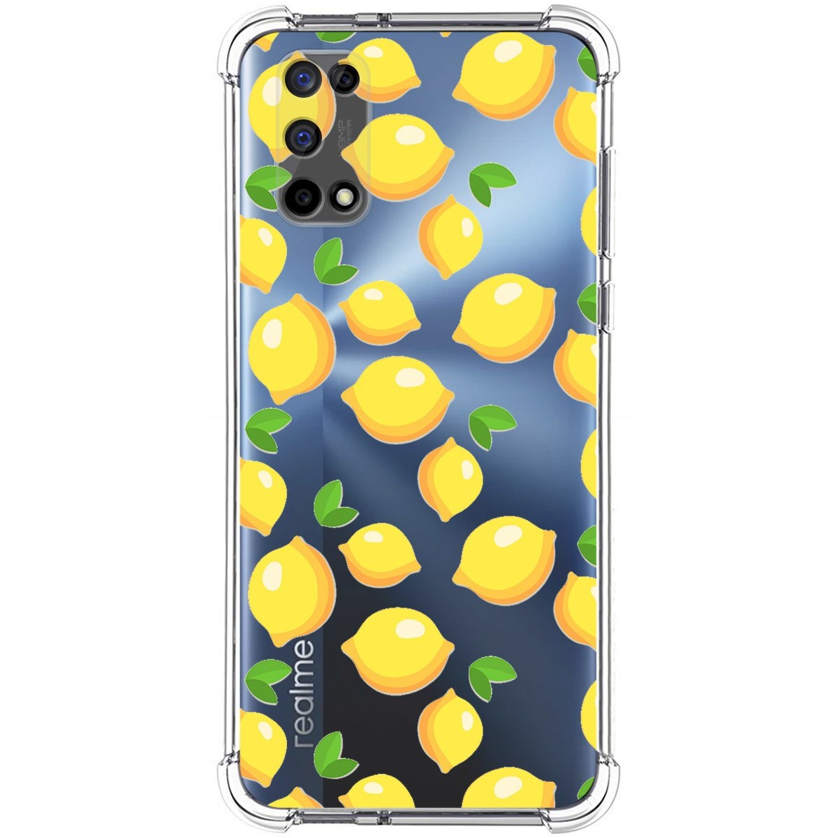 Funda Silicona Antigolpes para Realme 7 5G diseño Limones Dibujos