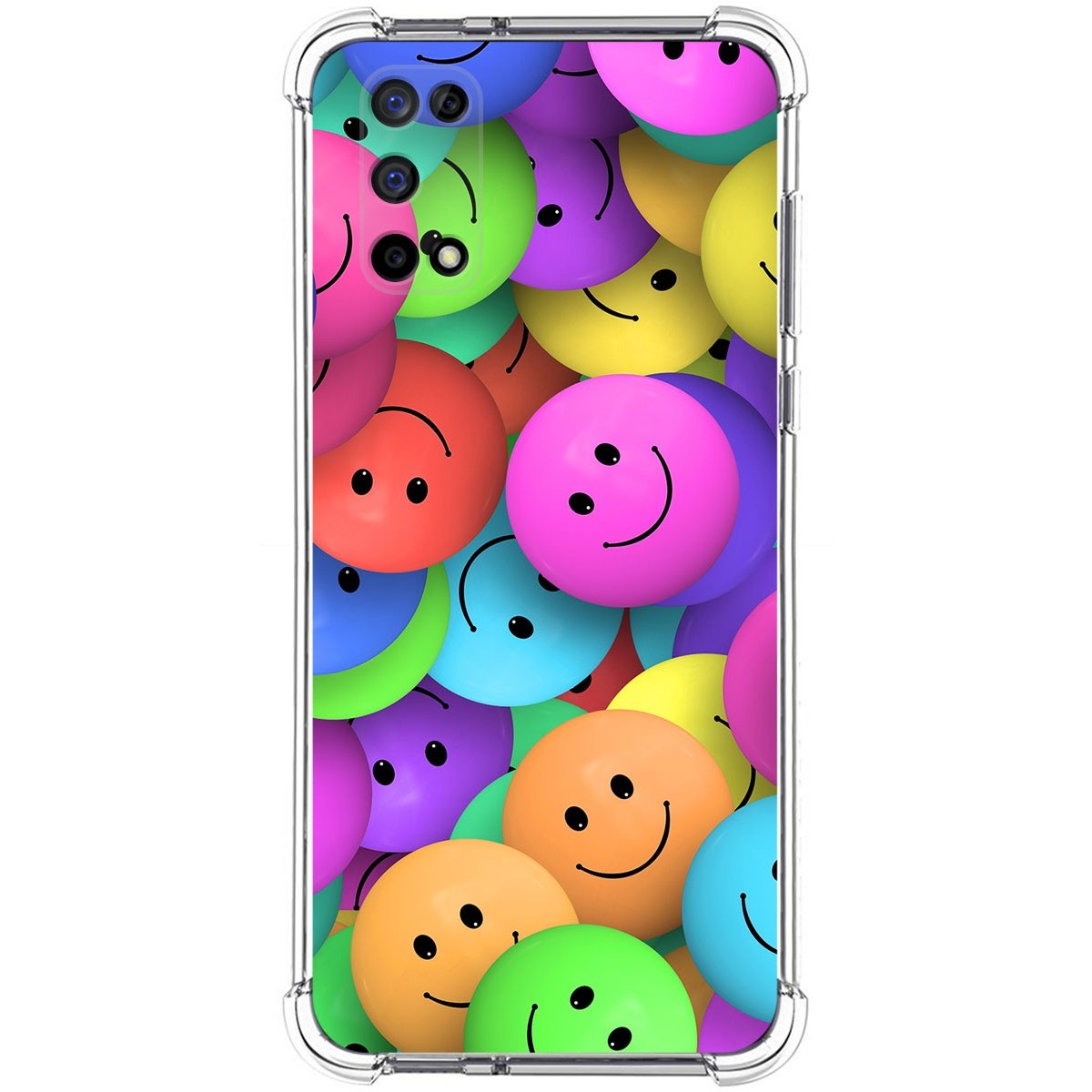 Funda Silicona Antigolpes para Realme 7 5G diseño Smile Dibujos