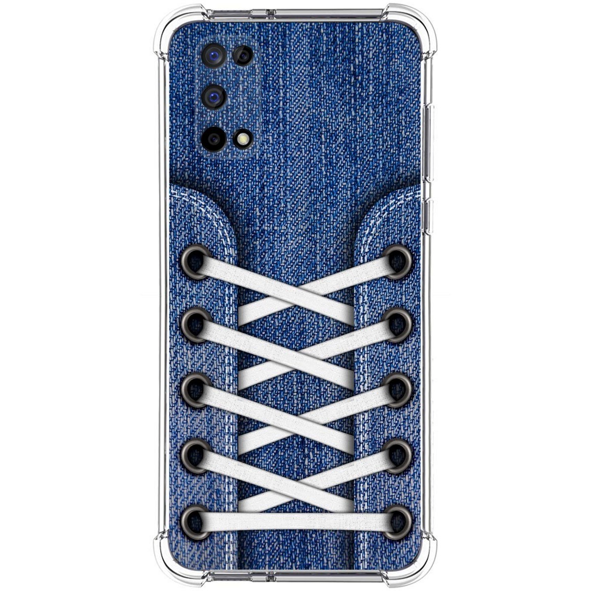 Funda Silicona Antigolpes para Realme 7 5G diseño Zapatillas 01 Dibujos