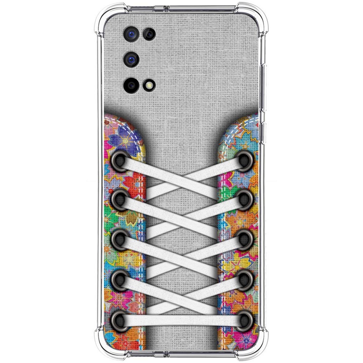 Funda Silicona Antigolpes para Realme 7 5G diseño Zapatillas 04 Dibujos