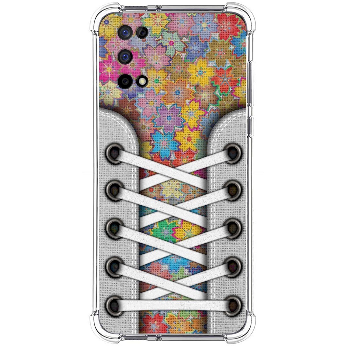 Funda Silicona Antigolpes para Realme 7 5G diseño Zapatillas 05 Dibujos