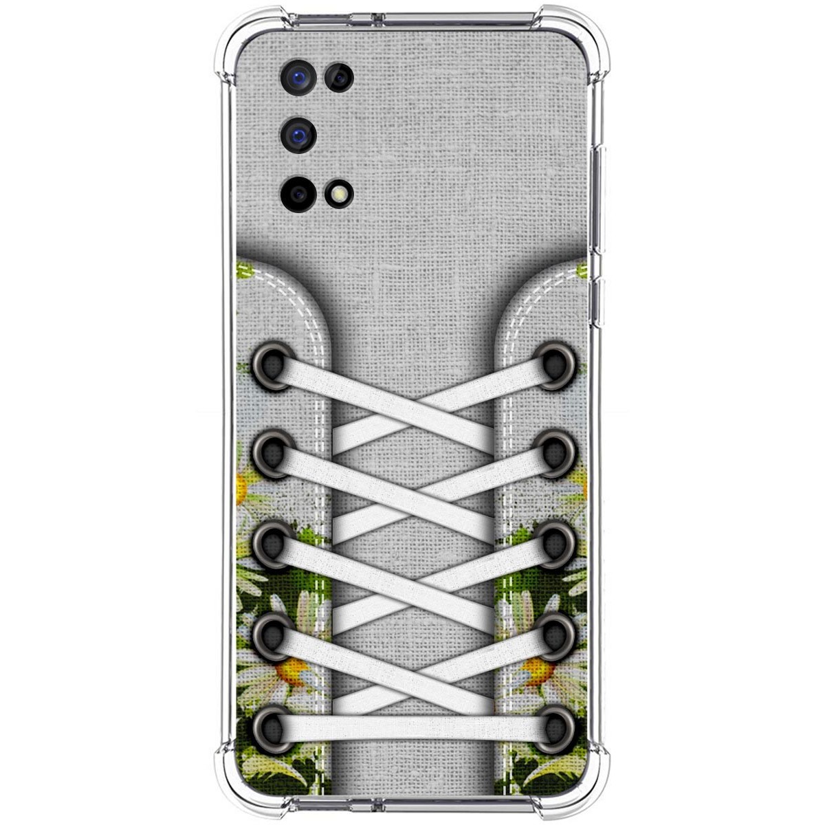 Funda Silicona Antigolpes para Realme 7 5G diseño Zapatillas 08 Dibujos