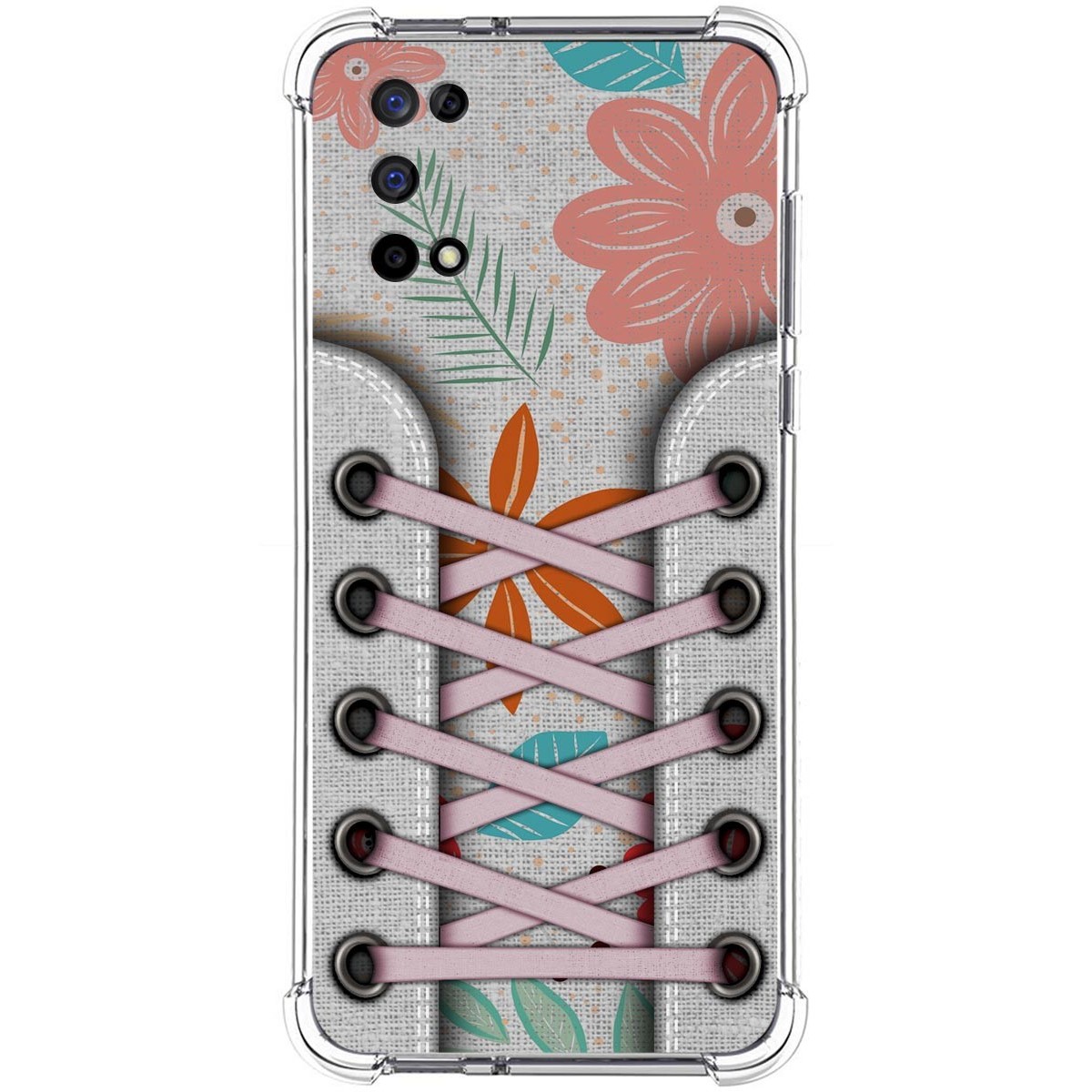 Funda Silicona Antigolpes para Realme 7 5G diseño Zapatillas 09 Dibujos