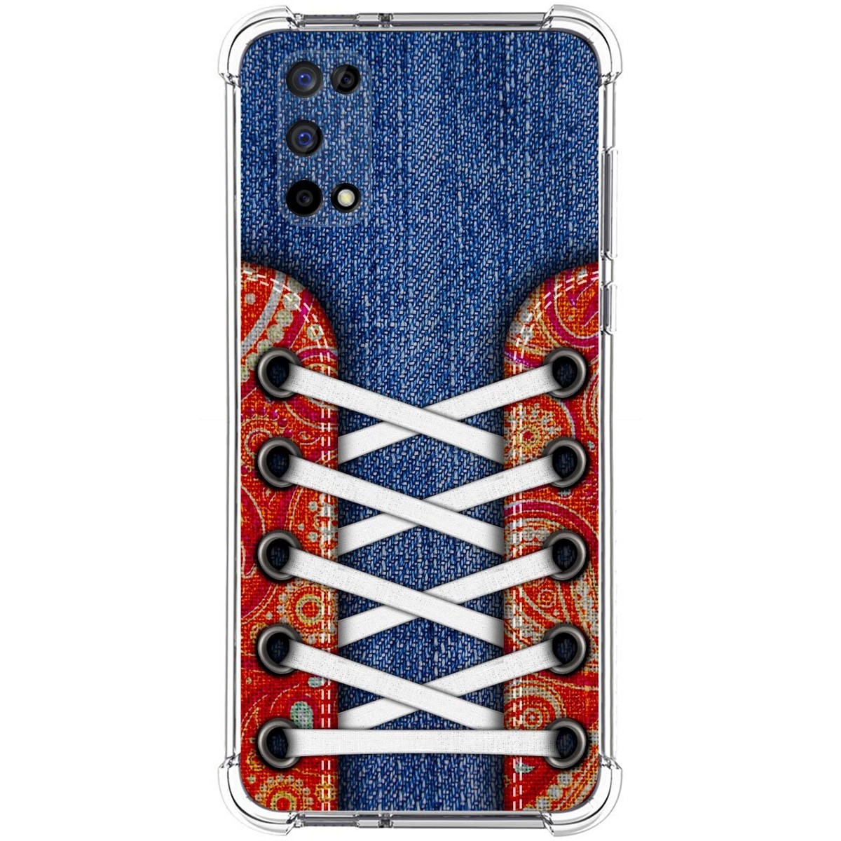 Funda Silicona Antigolpes para Realme 7 5G diseño Zapatillas 11 Dibujos