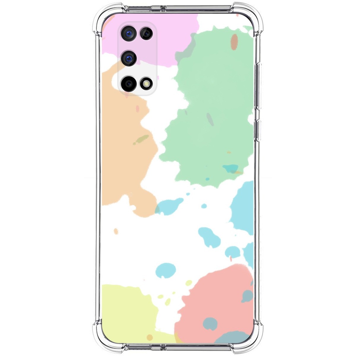 Funda Silicona Antigolpes para Realme 7 5G diseño Acuarela 05 Dibujos