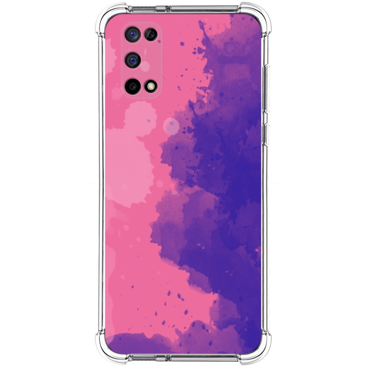 Funda Silicona Antigolpes para Realme 7 5G diseño Acuarela 07 Dibujos