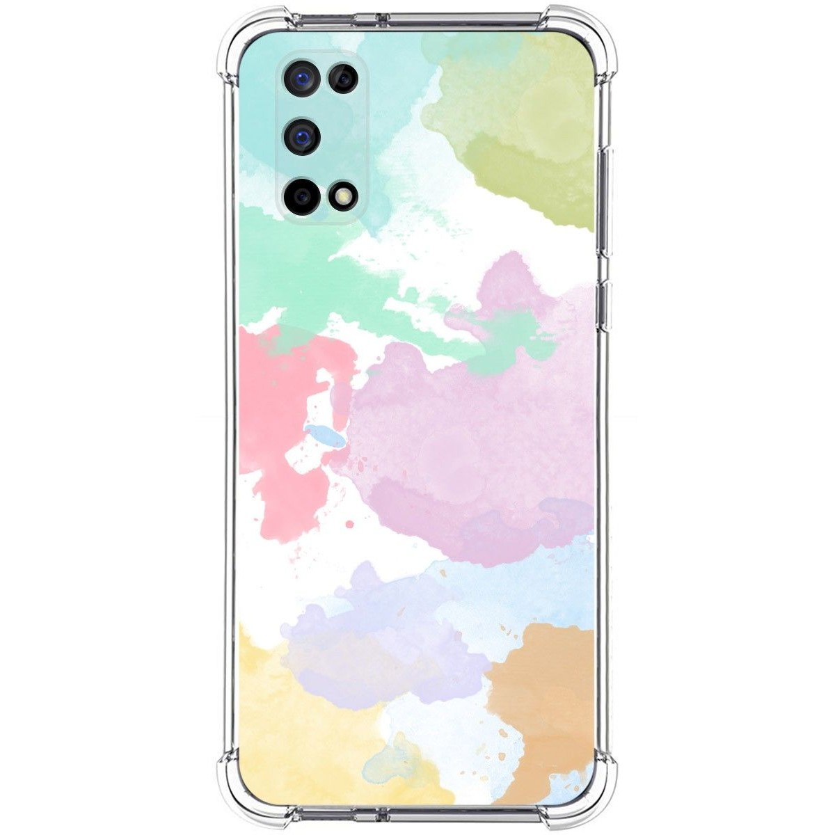 Funda Silicona Antigolpes para Realme 7 5G diseño Acuarela 11 Dibujos