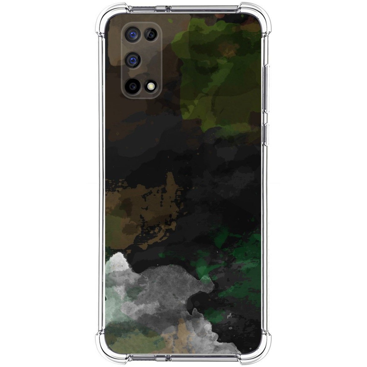 Funda Silicona Antigolpes para Realme 7 5G diseño Acuarela 12 Dibujos