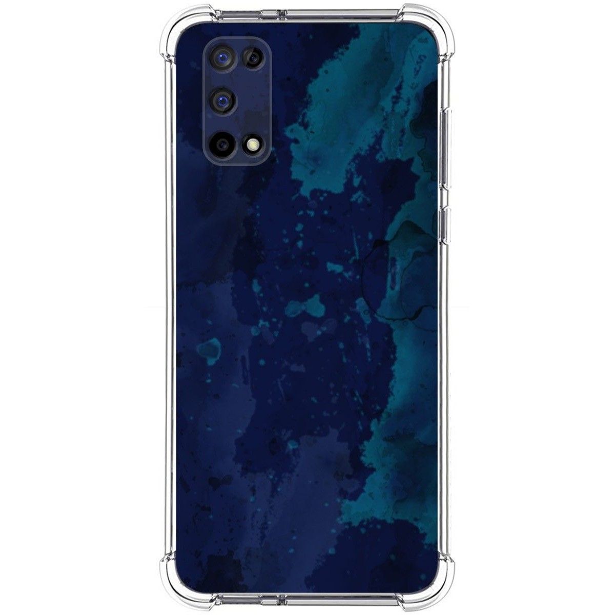 Funda Silicona Antigolpes para Realme 7 5G diseño Acuarela 13 Dibujos