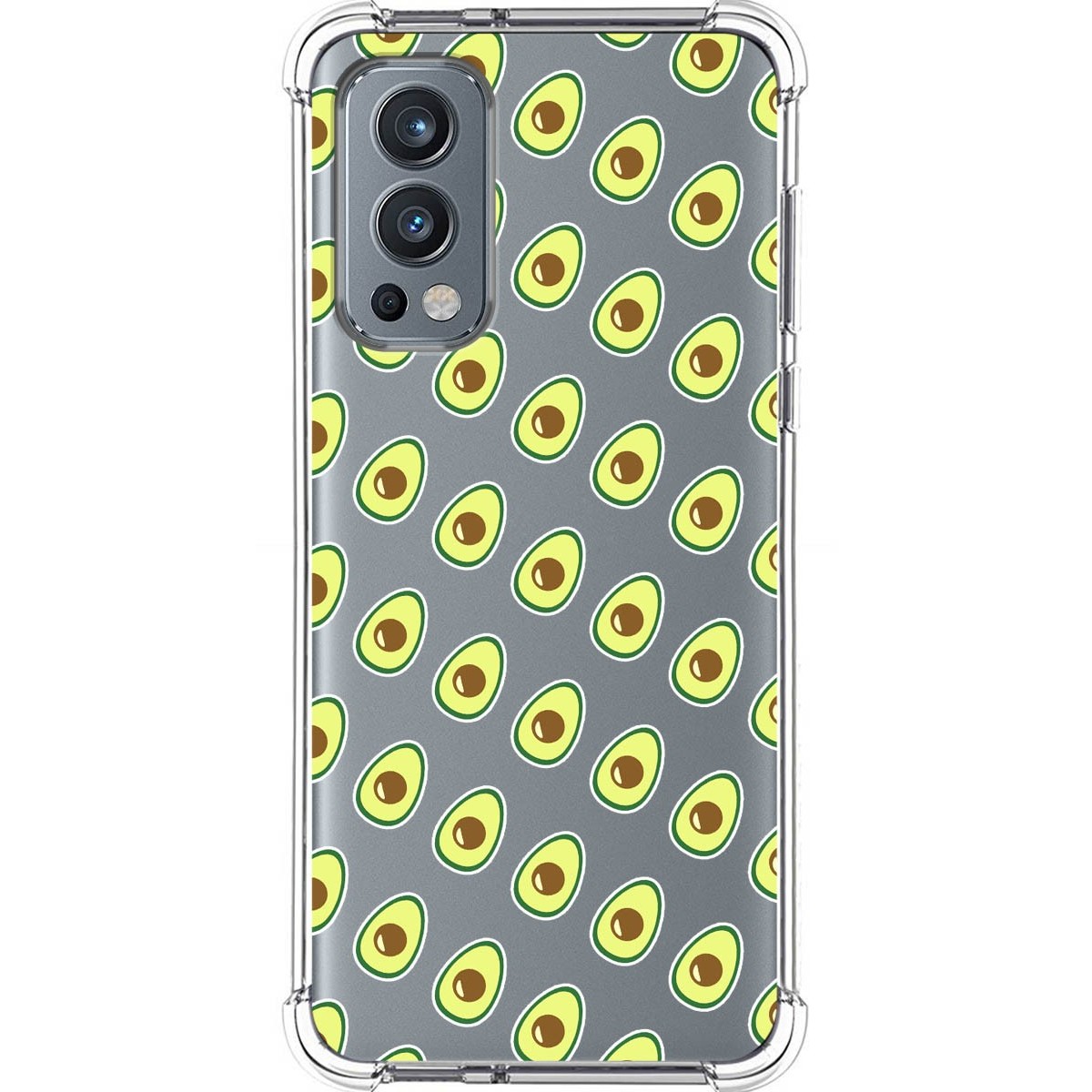 Funda Silicona Antigolpes para OnePlus Nord 2 5G diseño Aguacate Dibujos