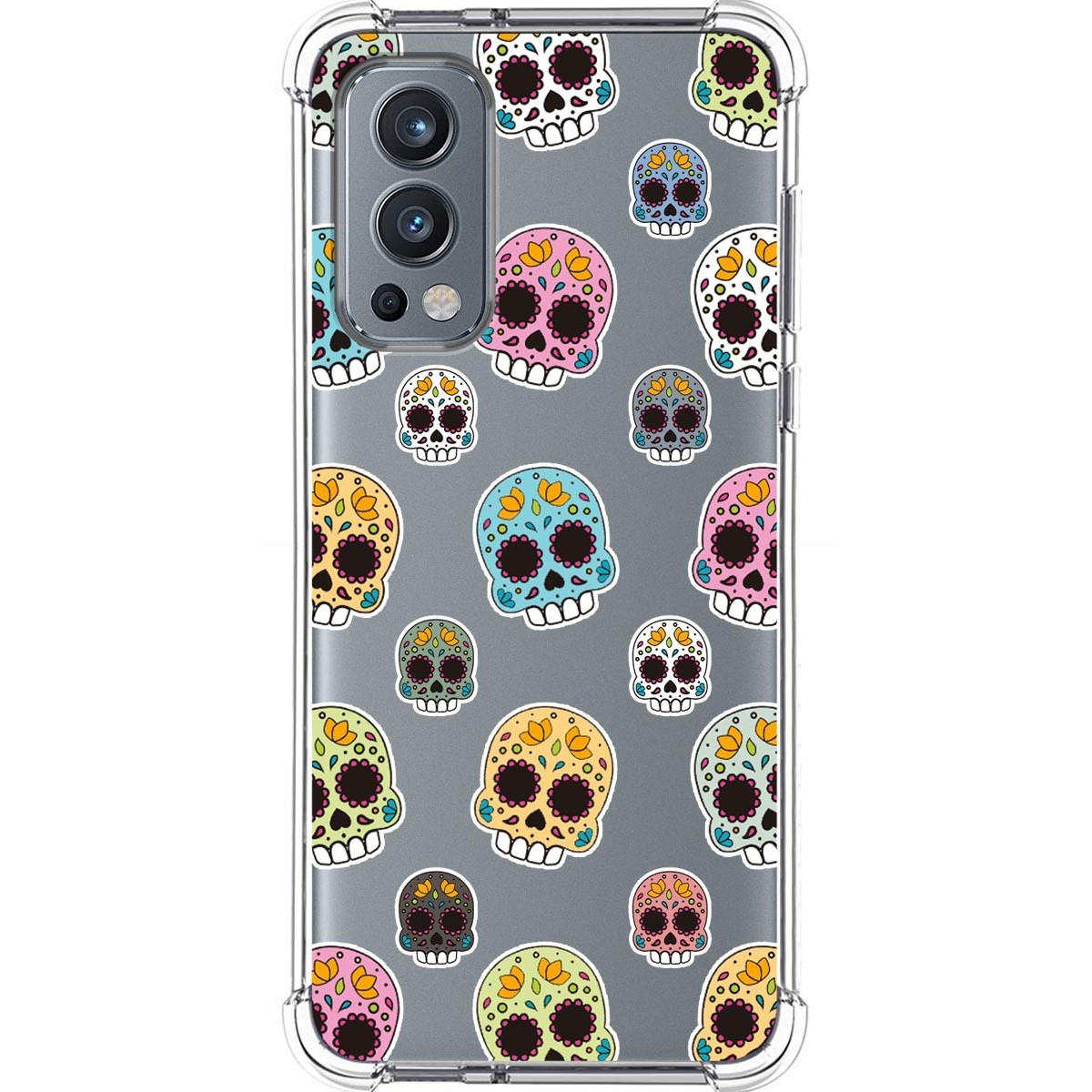 Funda Silicona Antigolpes para OnePlus Nord 2 5G diseño Catrina Dibujos
