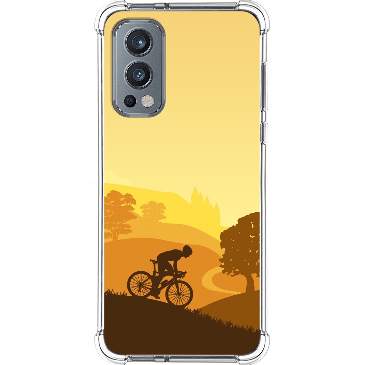 Funda Silicona Antigolpes para OnePlus Nord 2 5G diseño Ciclista Dibujos