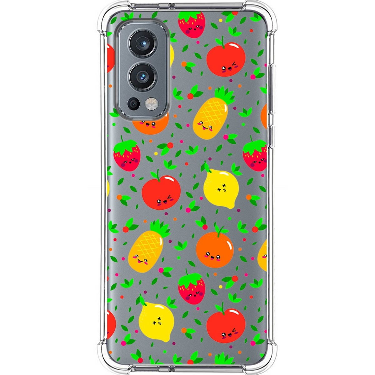 Funda Silicona Antigolpes para OnePlus Nord 2 5G diseño Frutas 01 Dibujos
