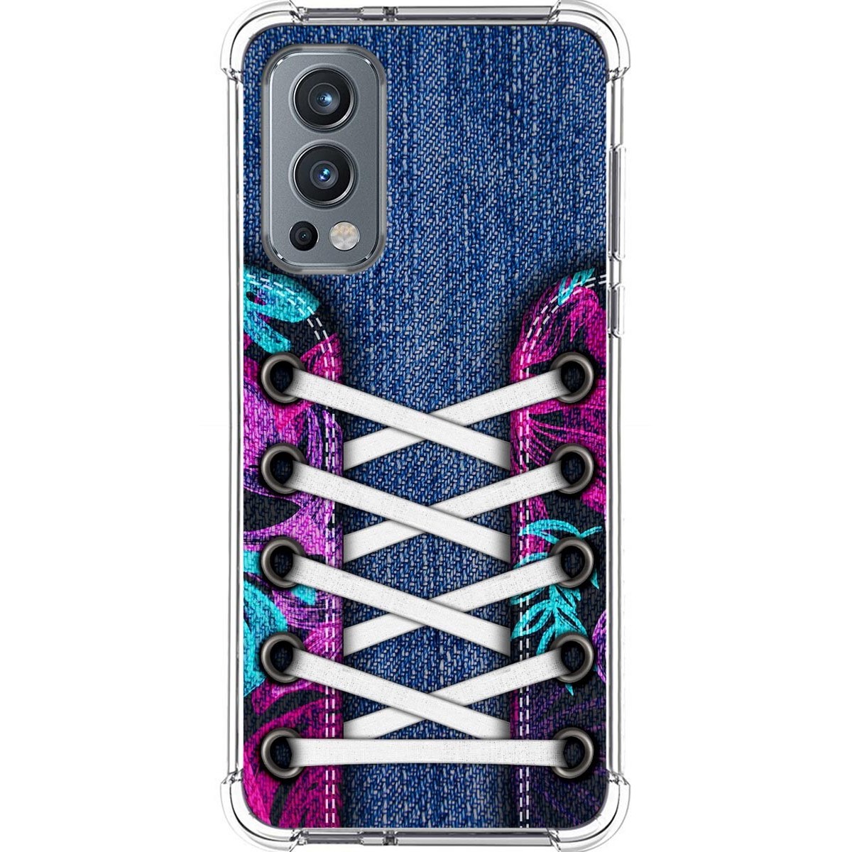 Funda Silicona Antigolpes para OnePlus Nord 2 5G diseño Zapatillas 06 Dibujos