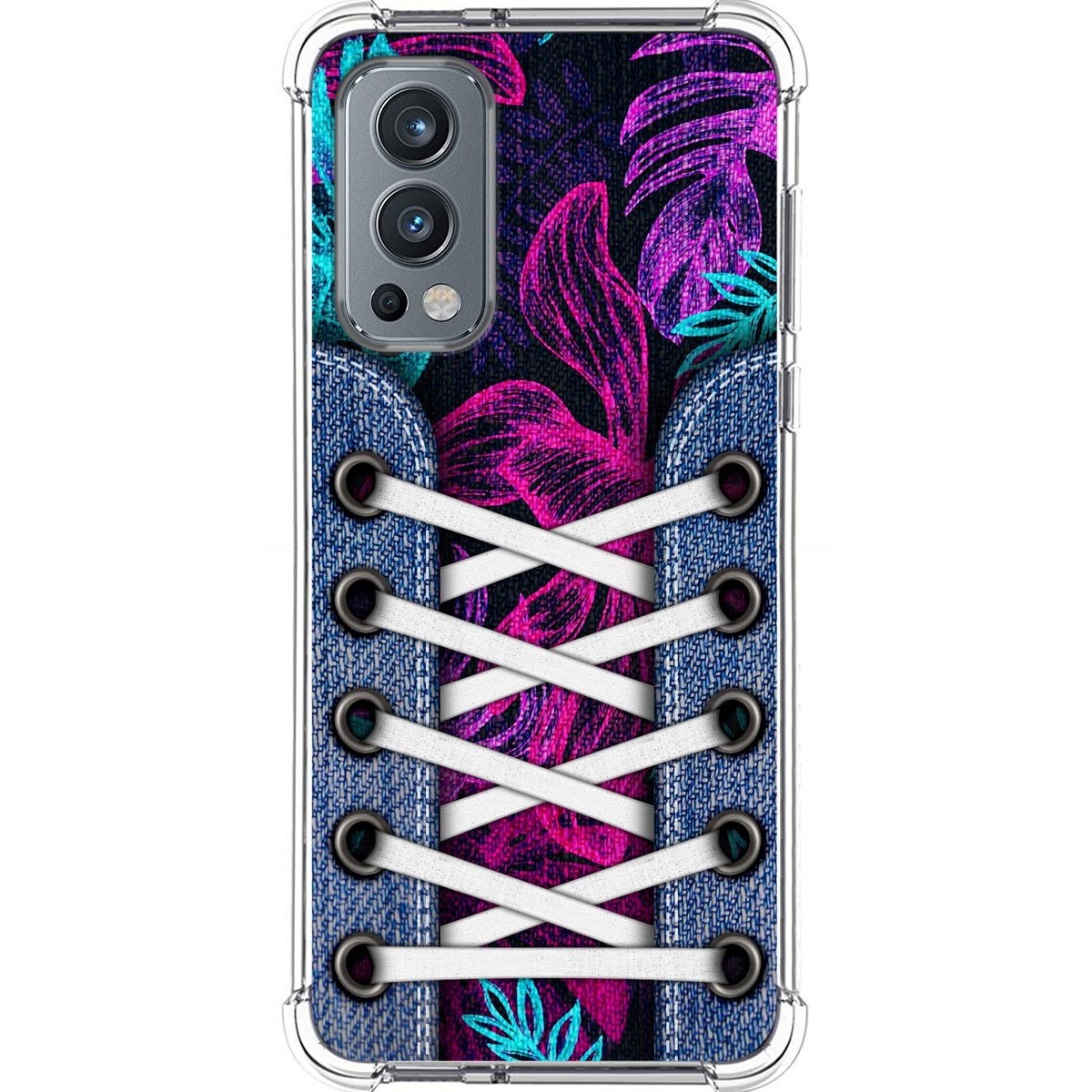 Funda Silicona Antigolpes para OnePlus Nord 2 5G diseño Zapatillas 07 Dibujos