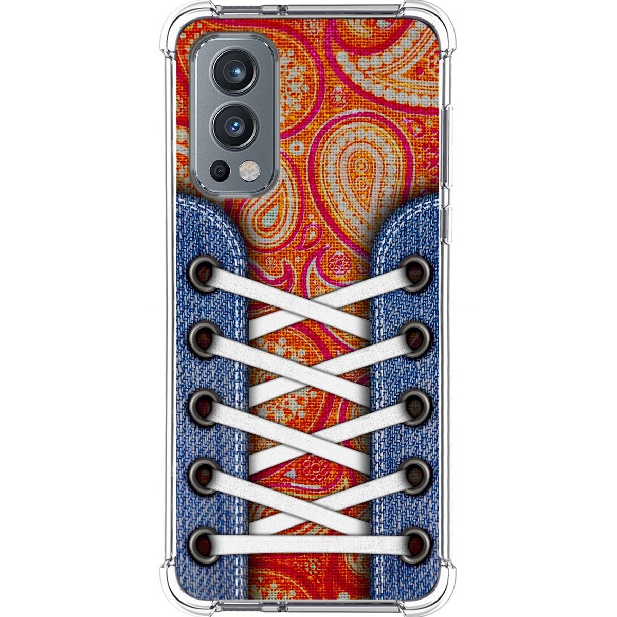 Funda Silicona Antigolpes para OnePlus Nord 2 5G diseño Zapatillas 10 Dibujos