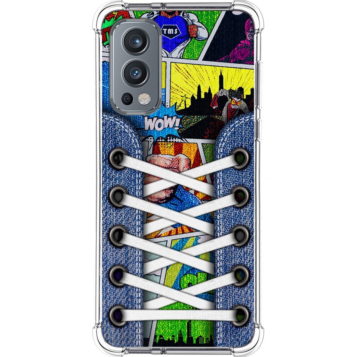 Funda Silicona Antigolpes para OnePlus Nord 2 5G diseño Zapatillas 14 Dibujos