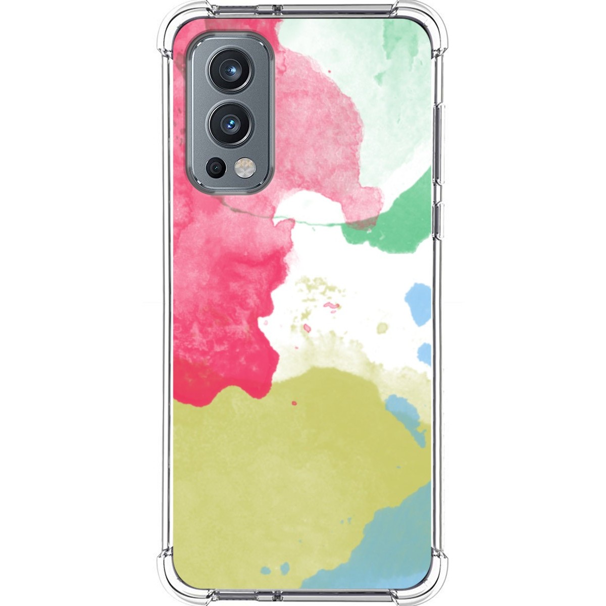 Funda Silicona Antigolpes para OnePlus Nord 2 5G diseño Acuarela 02 Dibujos