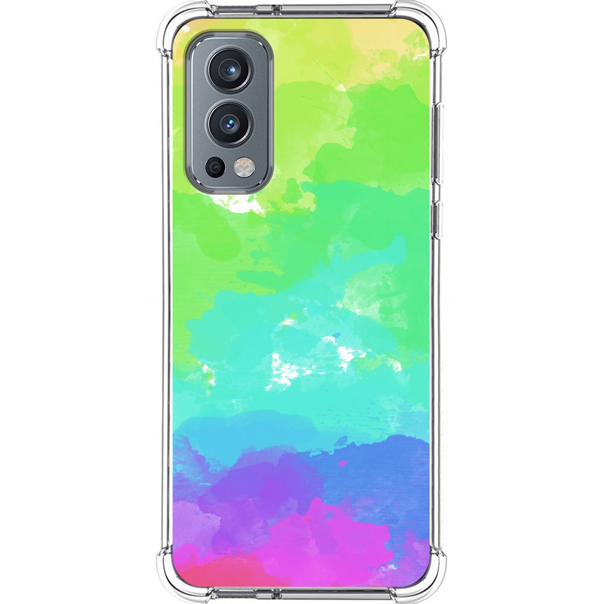 Funda Silicona Antigolpes para OnePlus Nord 2 5G diseño Acuarela 03 Dibujos