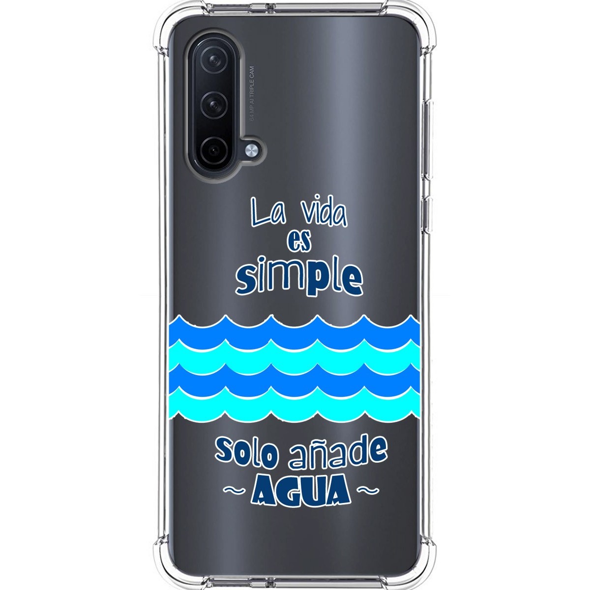 Funda Silicona Antigolpes para OnePlus Nord CE 5G diseño Agua Dibujos