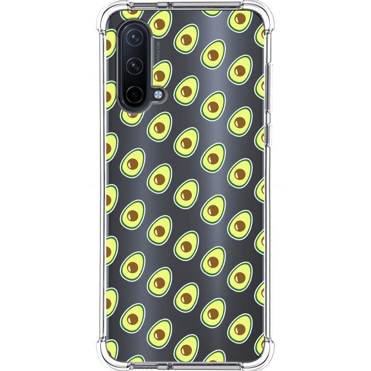 Funda Silicona Antigolpes para OnePlus Nord CE 5G diseño Aguacate Dibujos