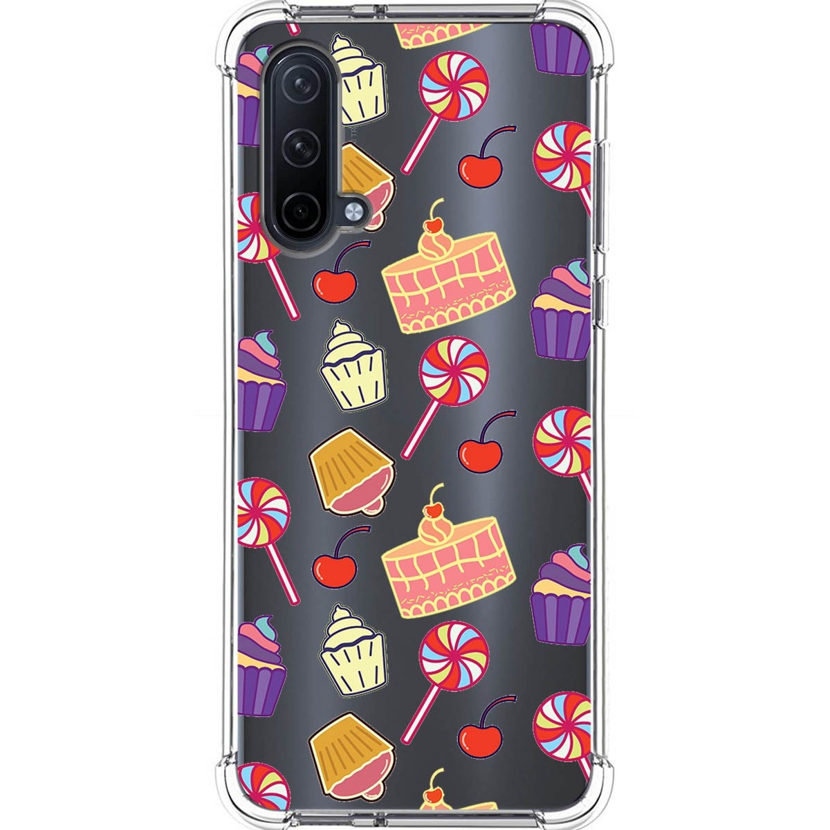 Funda Silicona Antigolpes para OnePlus Nord CE 5G diseño Dulces 01 Dibujos
