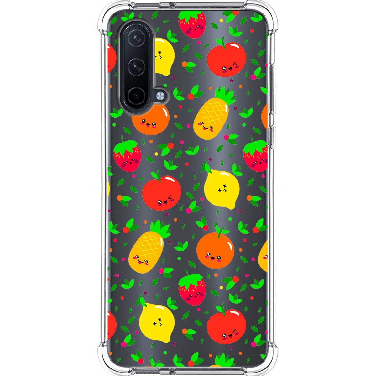 Funda Silicona Antigolpes para OnePlus Nord CE 5G diseño Frutas 01 Dibujos