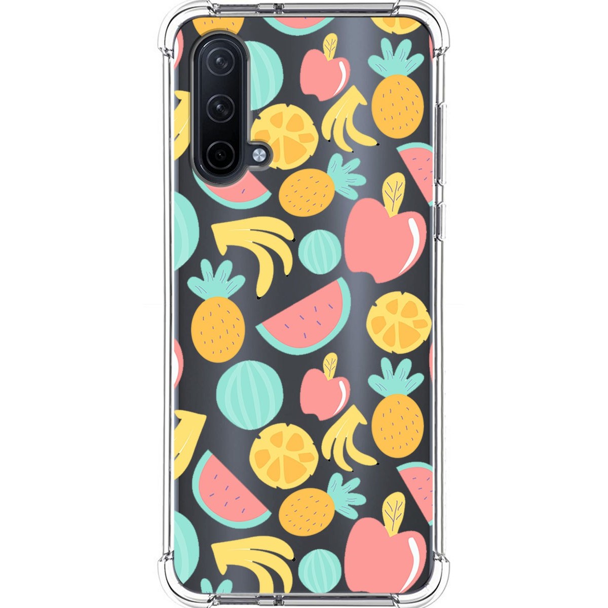 Funda Silicona Antigolpes para OnePlus Nord CE 5G diseño Frutas 02 Dibujos