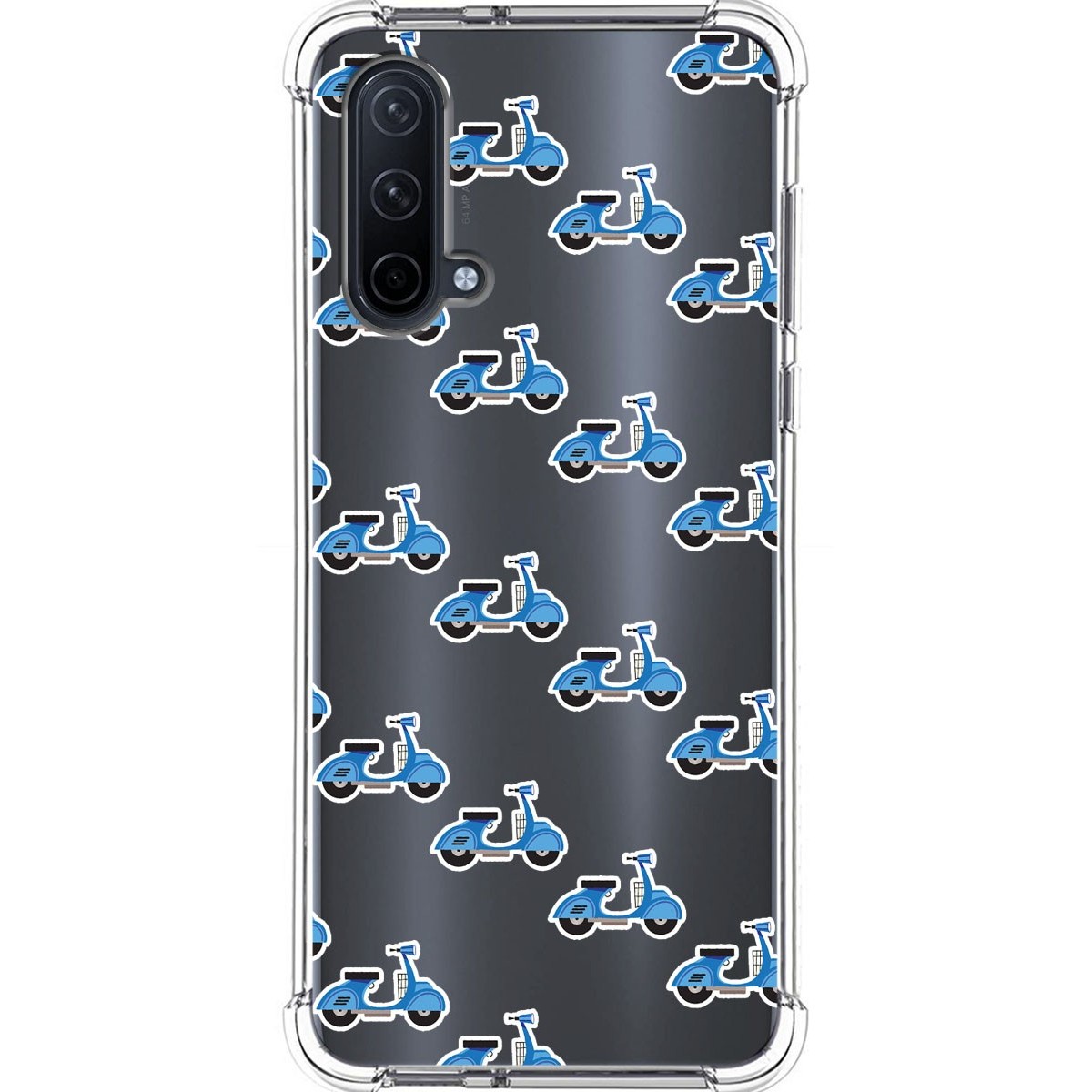 Funda Silicona Antigolpes para OnePlus Nord CE 5G diseño Scooter Dibujos