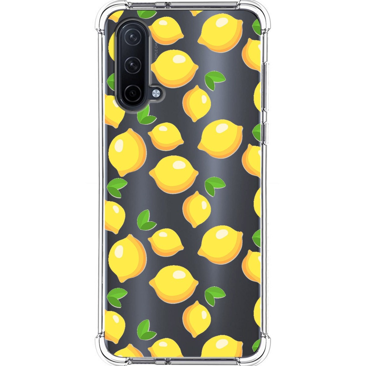 Funda Silicona Antigolpes para OnePlus Nord CE 5G diseño Limones Dibujos