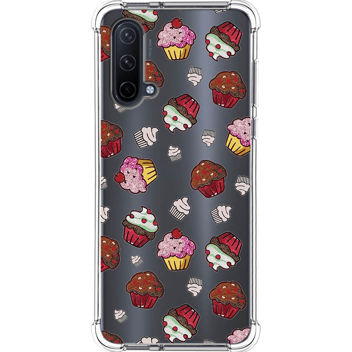 Funda Silicona Antigolpes para OnePlus Nord CE 5G diseño Muffins Dibujos
