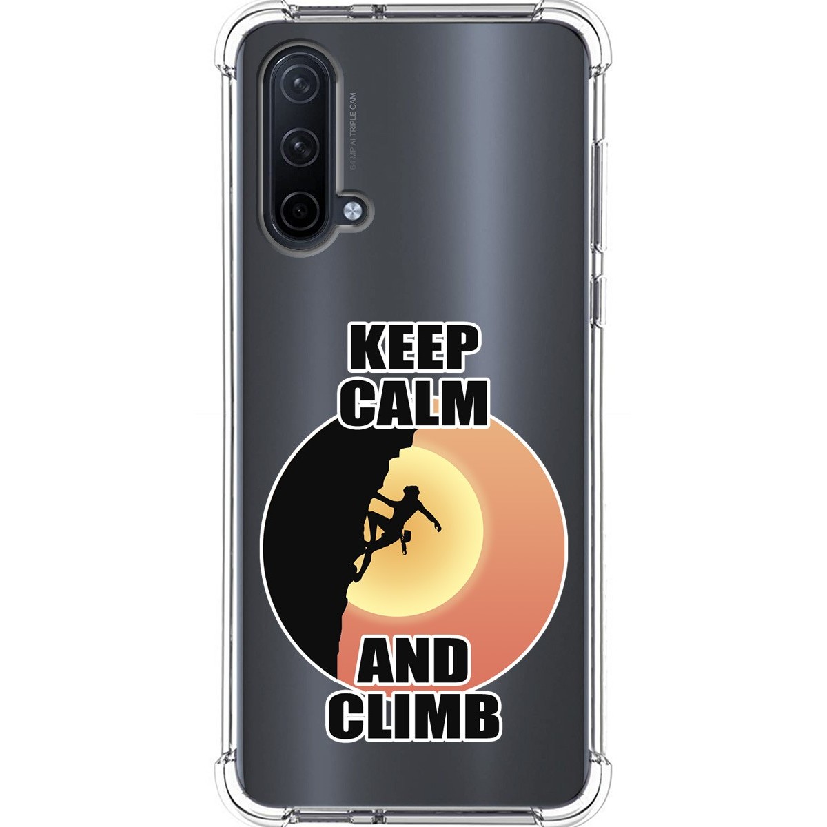 Funda Silicona Antigolpes para OnePlus Nord CE 5G diseño Mujer Escalada Dibujos