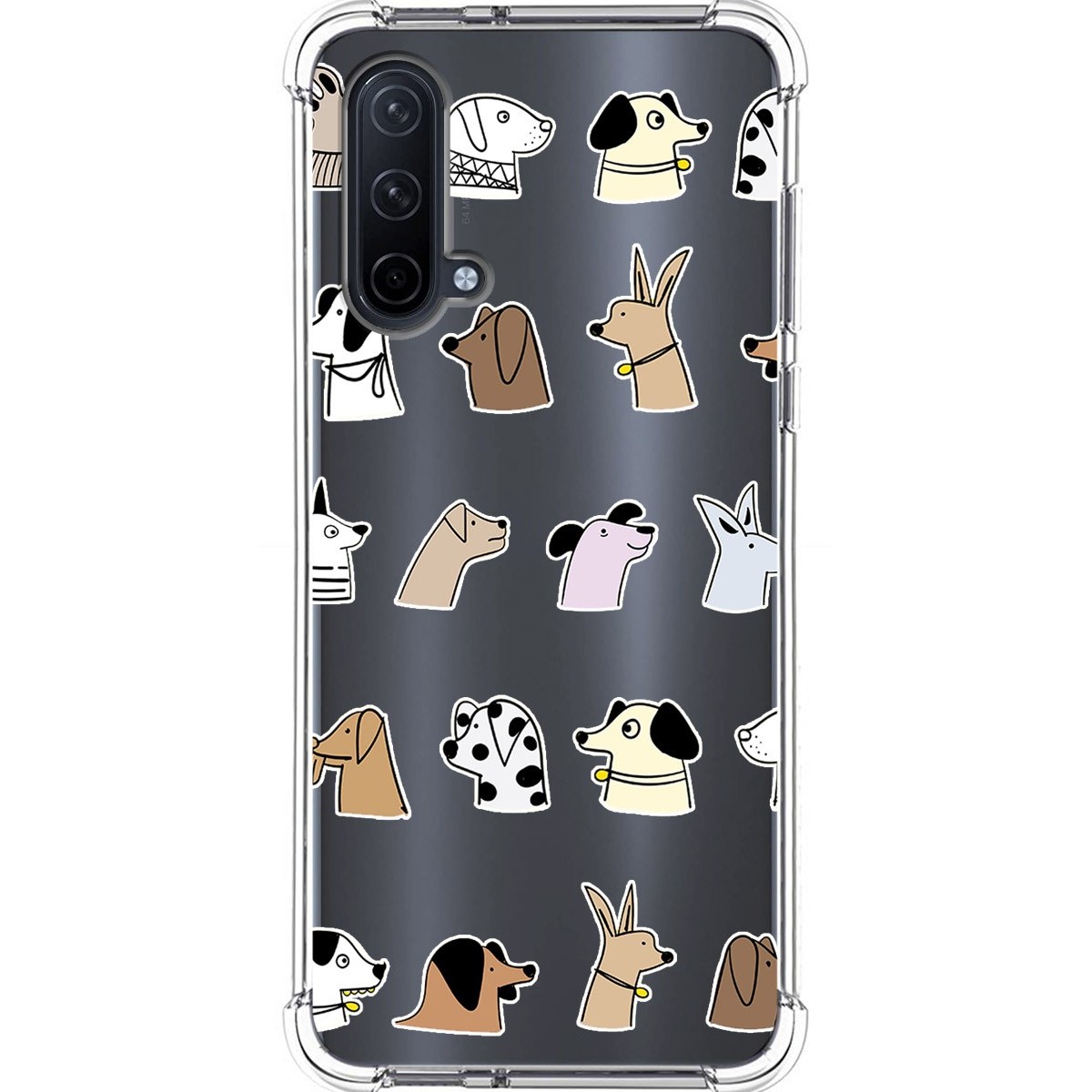 Funda Silicona Antigolpes para OnePlus Nord CE 5G diseño Perros Dibujos
