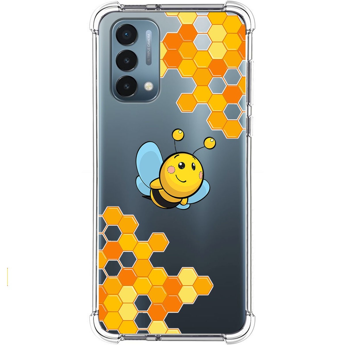Funda Silicona Antigolpes para OnePlus Nord N200 5G diseño Abeja Dibujos