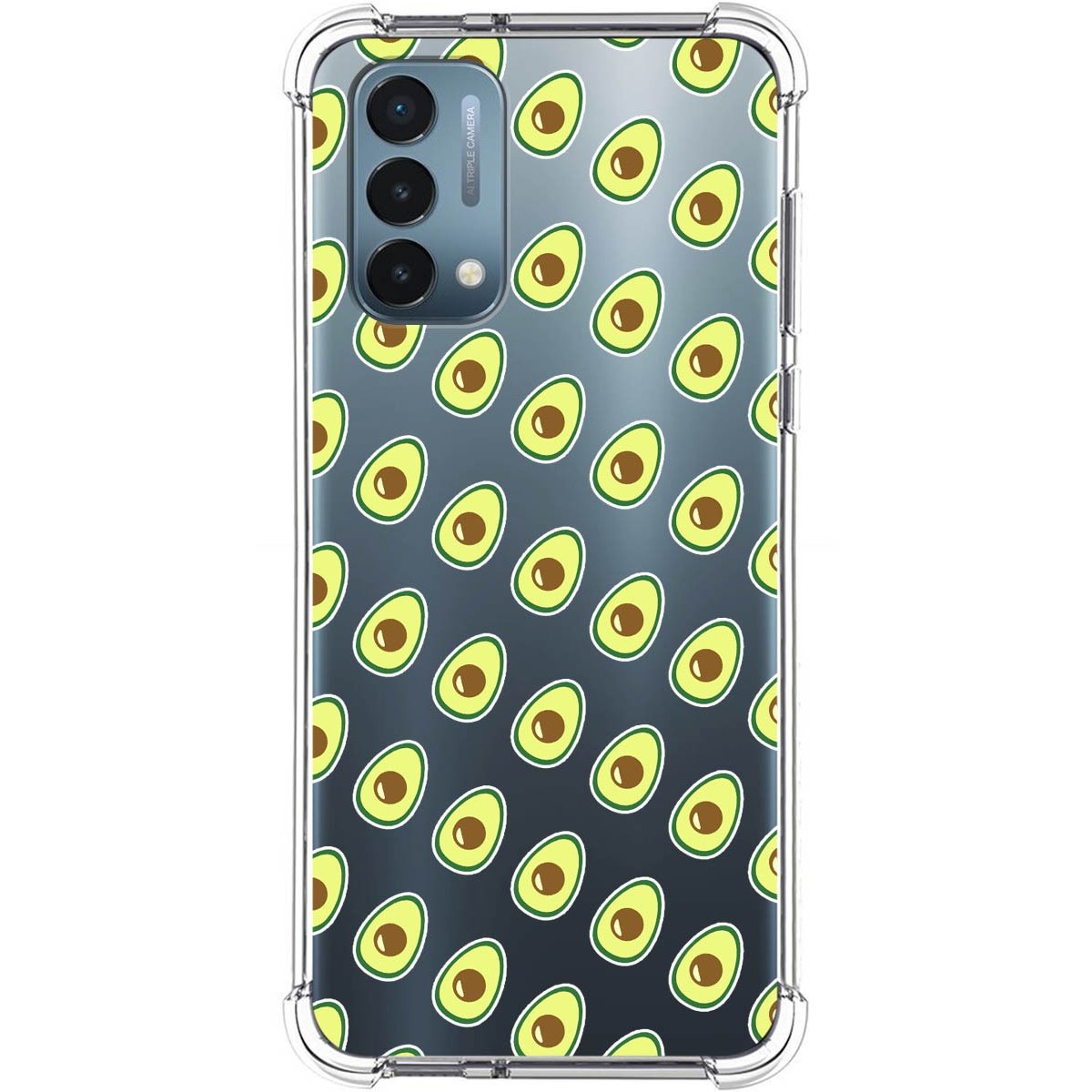 Funda Silicona Antigolpes para OnePlus Nord N200 5G diseño Aguacate Dibujos