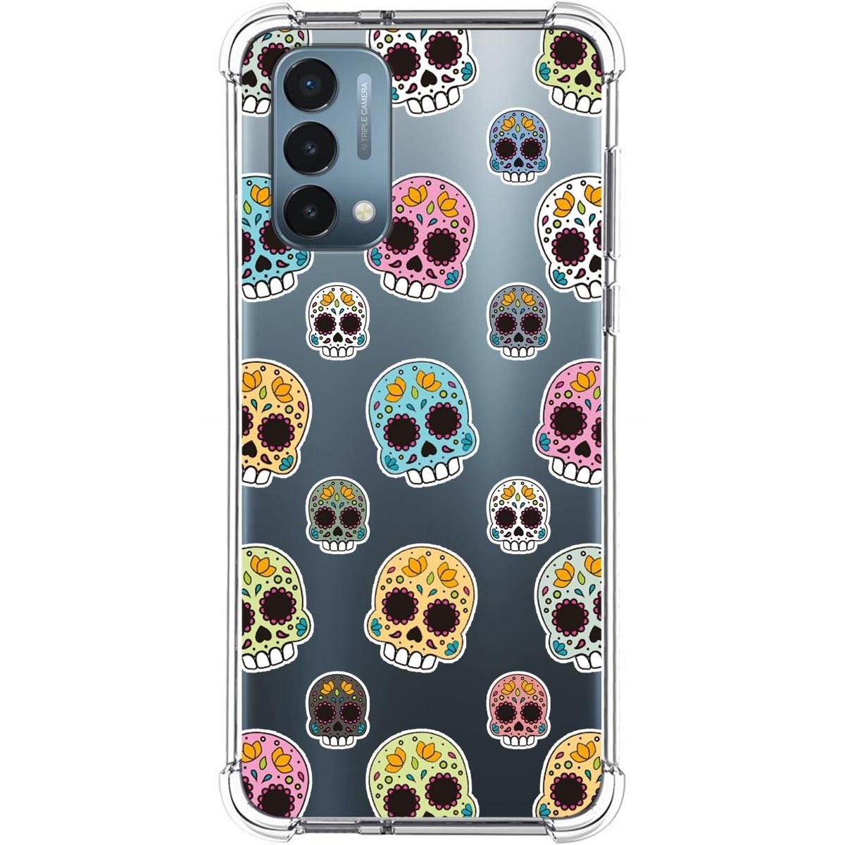 Funda Silicona Antigolpes para OnePlus Nord N200 5G diseño Catrina Dibujos