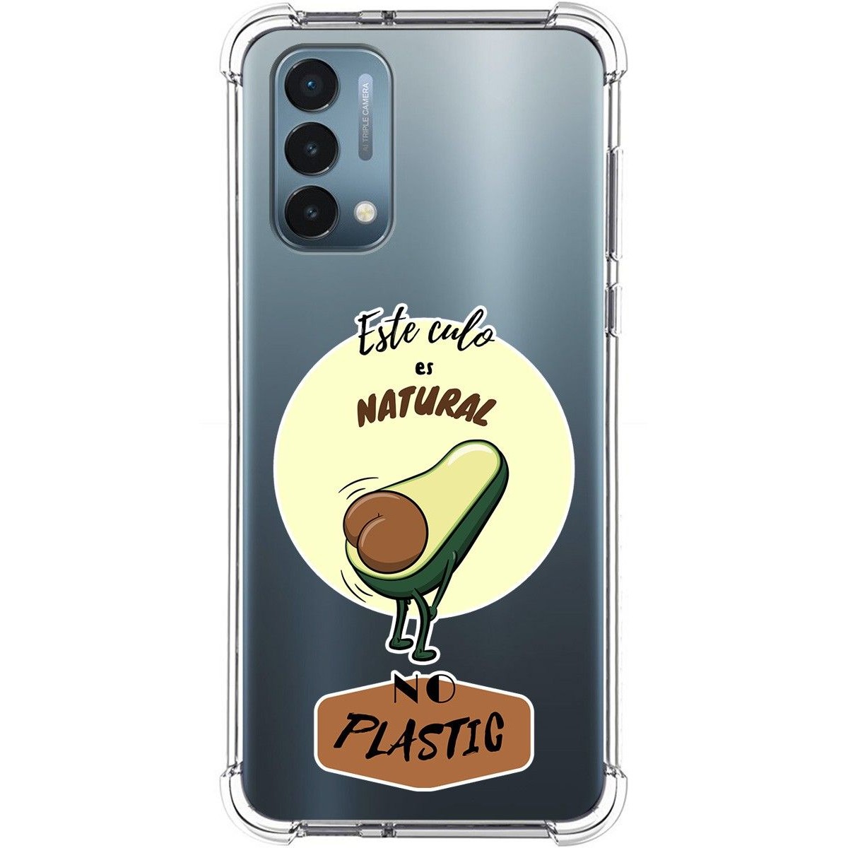 Funda Silicona Antigolpes para OnePlus Nord N200 5G diseño Culo Natural Dibujos