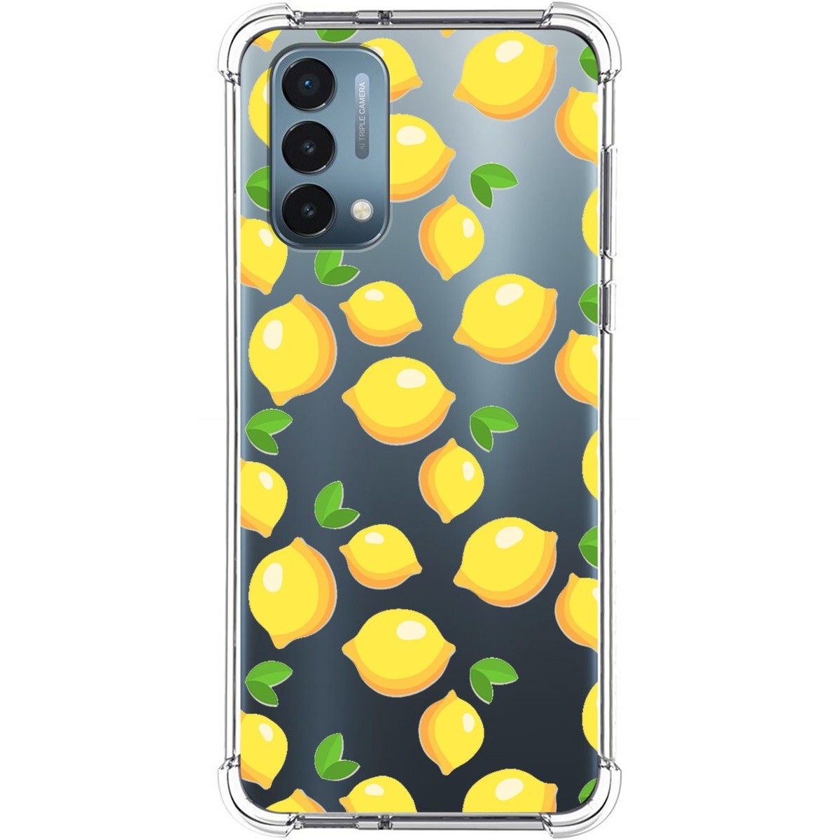 Funda Silicona Antigolpes para OnePlus Nord N200 5G diseño Limones Dibujos