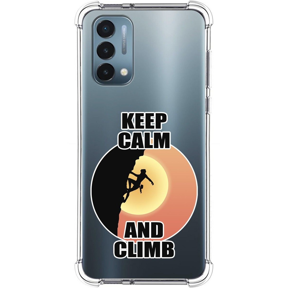 Funda Silicona Antigolpes para OnePlus Nord N200 5G diseño Mujer Escalada Dibujos