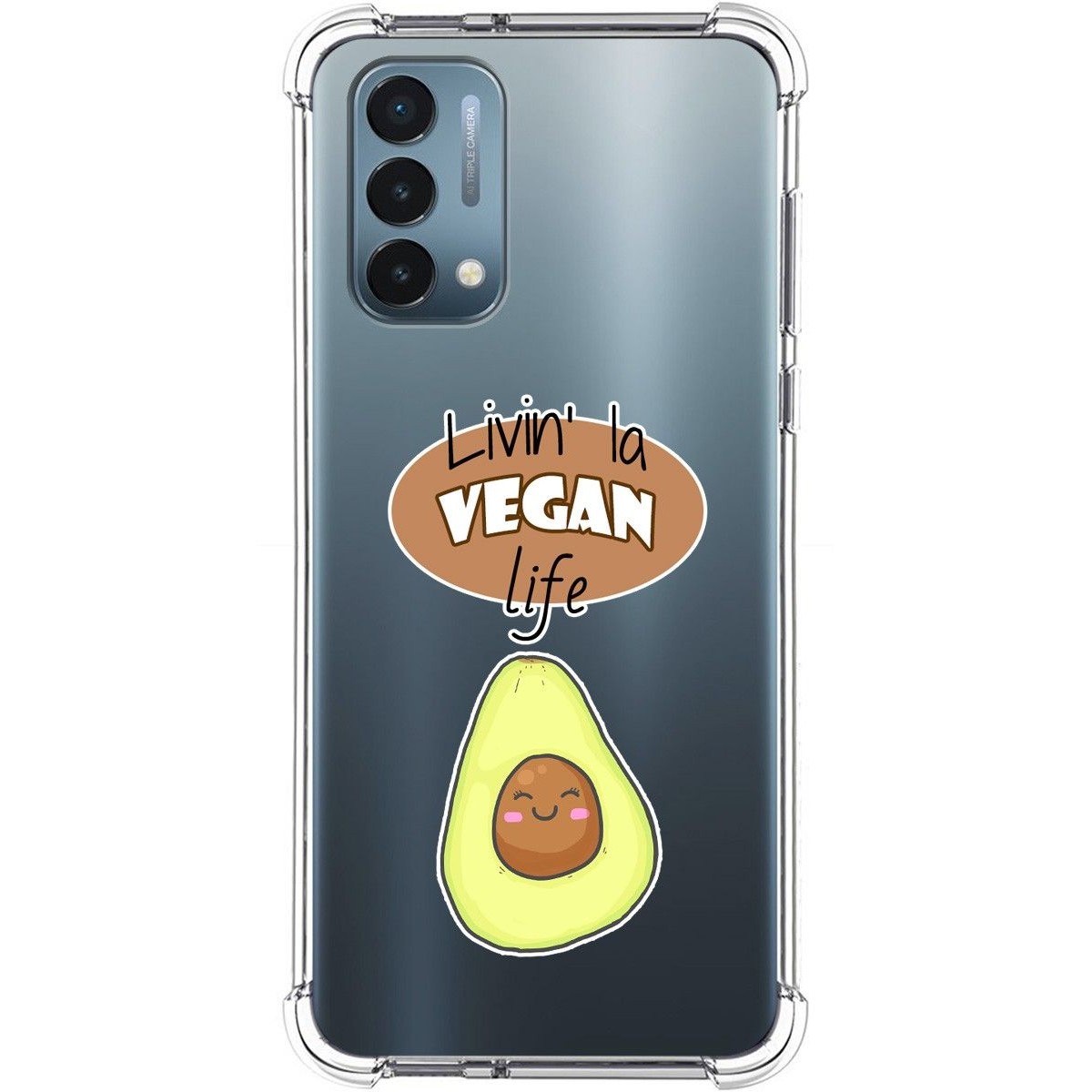 Funda Silicona Antigolpes para OnePlus Nord N200 5G diseño Vegan Life Dibujos