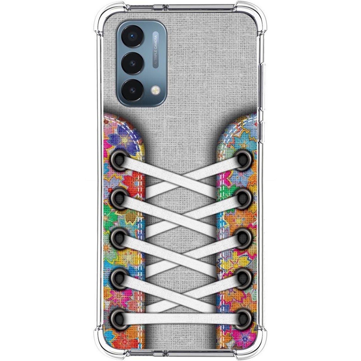 Funda Silicona Antigolpes para OnePlus Nord N200 5G diseño Zapatillas 04 Dibujos