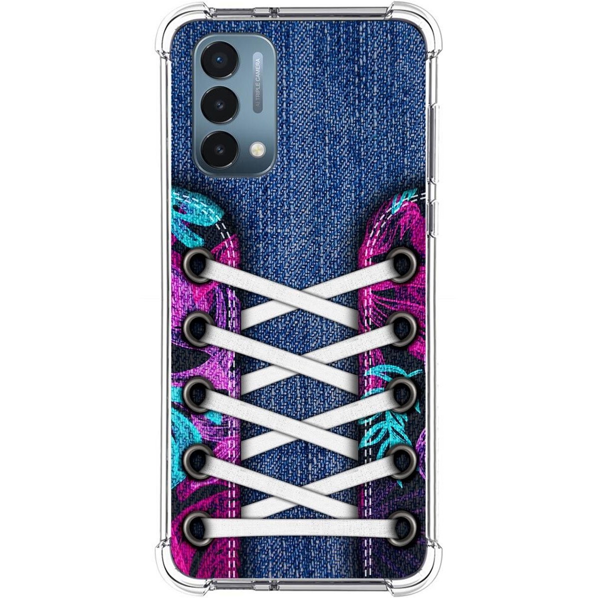 Funda Silicona Antigolpes para OnePlus Nord N200 5G diseño Zapatillas 06 Dibujos