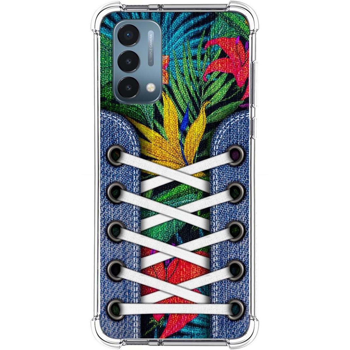 Funda Silicona Antigolpes para OnePlus Nord N200 5G diseño Zapatillas 12 Dibujos