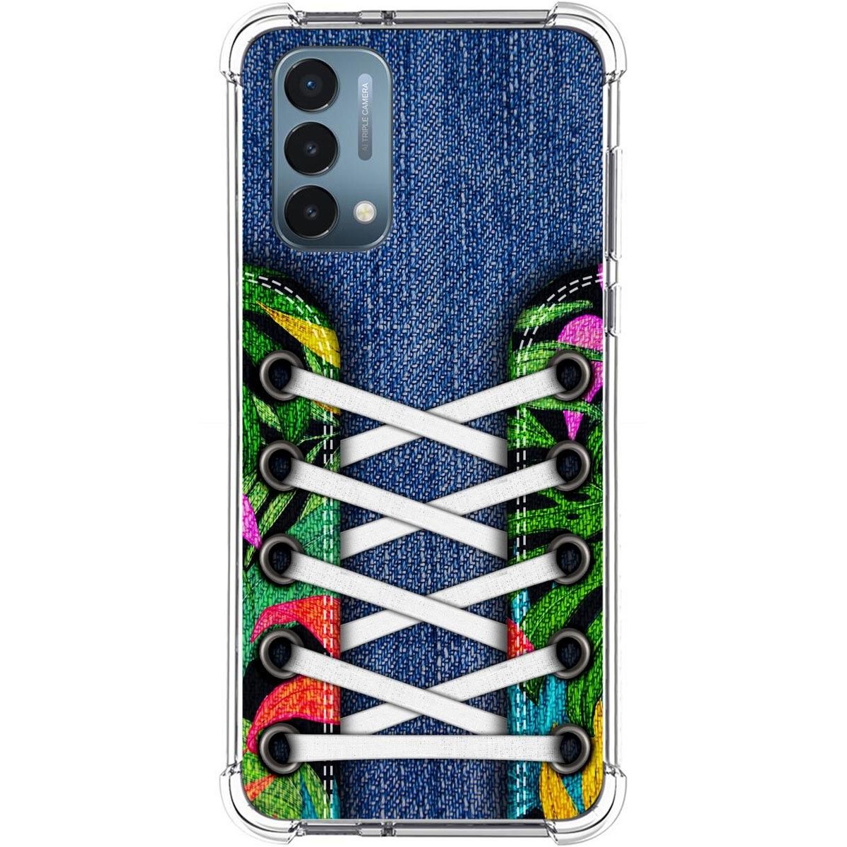 Funda Silicona Antigolpes para OnePlus Nord N200 5G diseño Zapatillas 13 Dibujos