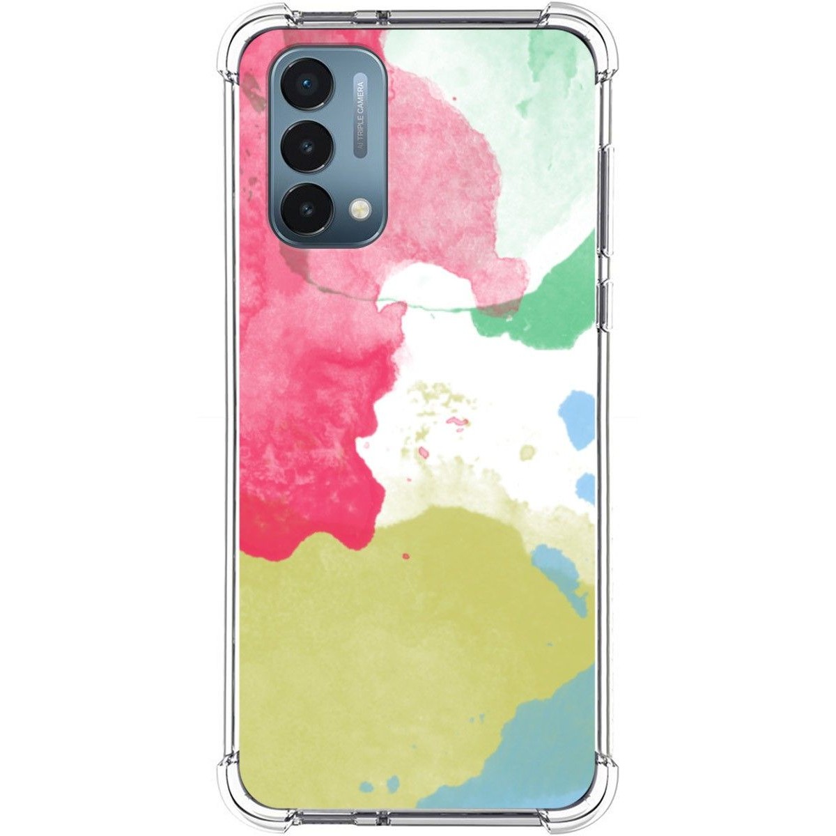 Funda Silicona Antigolpes para OnePlus Nord N200 5G diseño Acuarela 02 Dibujos
