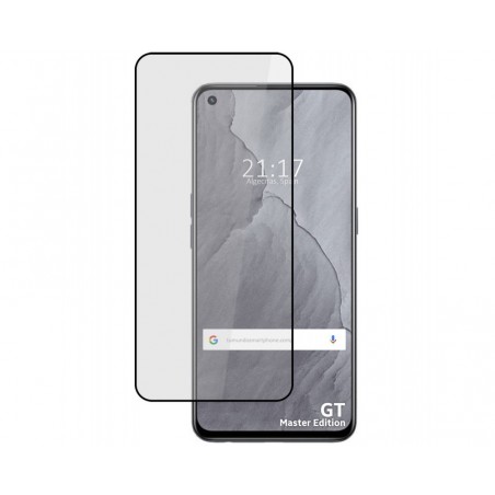 Protector Cristal Templado Completo 5D Full Glue Negro para Realme GT Master Edition Vidrio