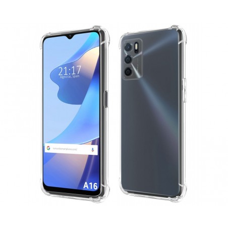 Funda Silicona Antigolpes Transparente para Oppo A16 / A16s