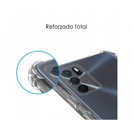 Funda Silicona Antigolpes Transparente para Oppo A16 / A16s